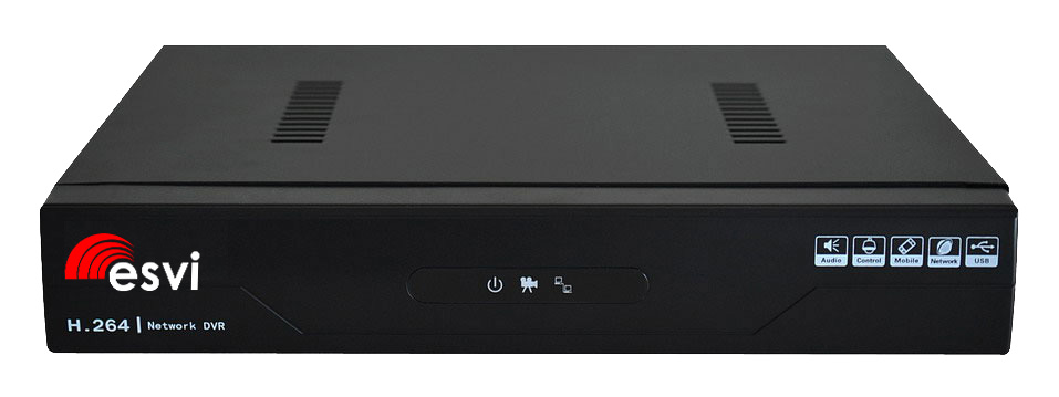 EVD-8116W-7 IP видеорегистратор 16 потоков 1080P, H.265, 1HDD ESVI