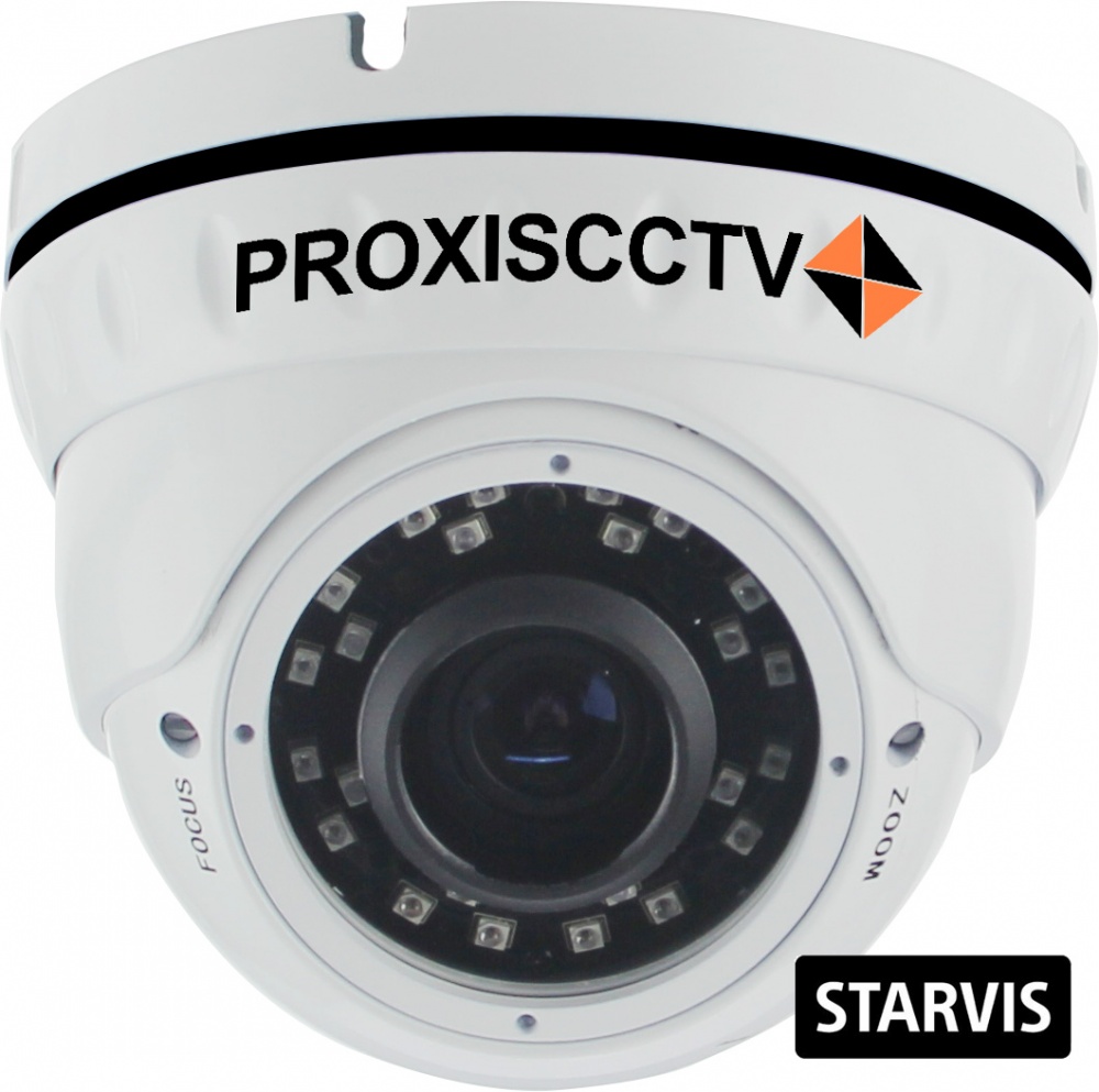 IP видеокамера PROXISCCTV PX-IP3-DNT-P/A, f=2.8-12мм, 3.0Мп, POE, аудио вход