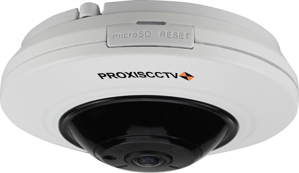 IP видеокамера PROXISCCTV PX-IP4-FE fisheye IP видеокамера, 4.0Мп , f=1.05мм
