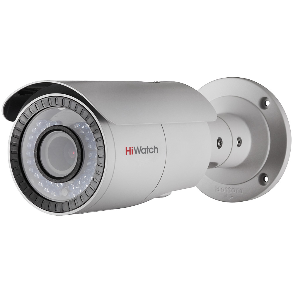 Бюджетная 2Мп HD-TVI камера-цилиндр для улицы HiWatch DS-T206 с вариообъективом