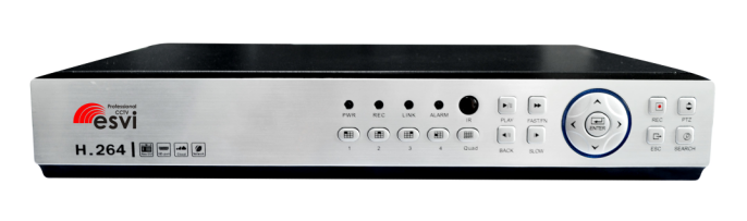 EVD-8224-11 | ip видеорегистратор 24 потока 1080P, 2HDD ESVI