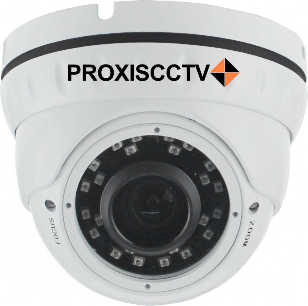 IP видеокамера PROXISCCTV PX-IP-DNT-V40-P/A/С, 4.0 Мп, f=2.8-12мм, POE, microSD, аудио вход