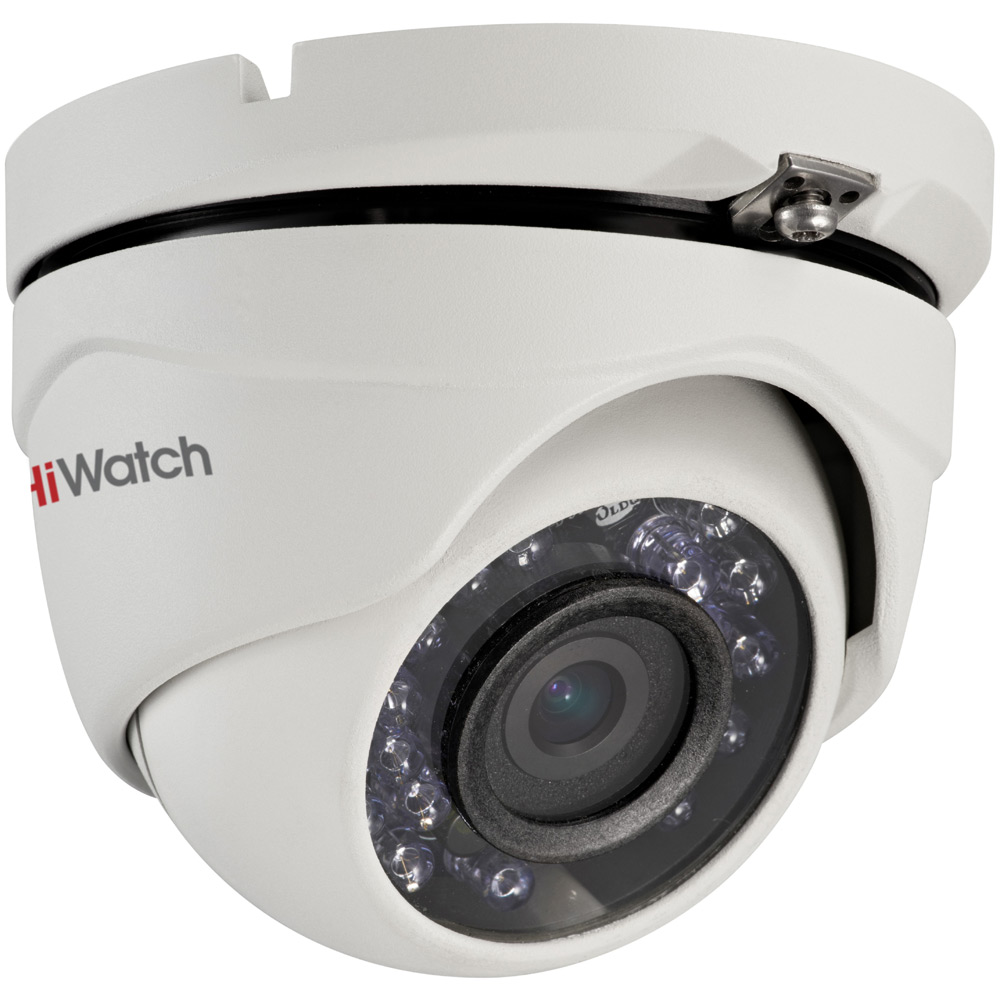 2Мп HD-TVI камера-сфера для улицы HiWatch DS-T203 с ИК-подсветкой